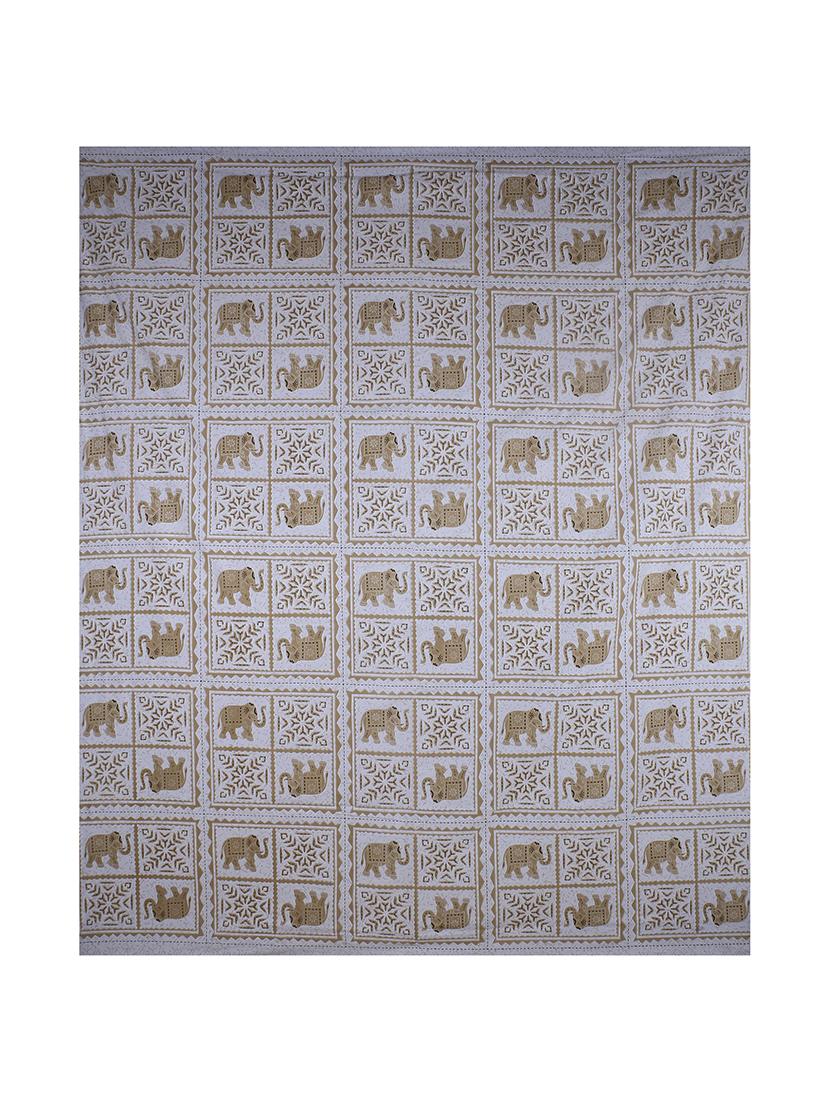 cotton premium king size bedsheet with two zip pillow covers - 17464230 - Zoom Image - 4