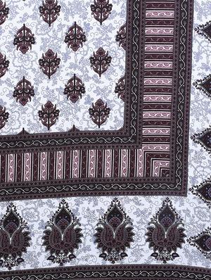 cotton premium double size bedsheet with two pillow covers - 17464264 - Standard Image - 3
