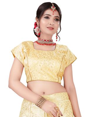 self design a-line lehenga - 17464278 - Standard Image - 3