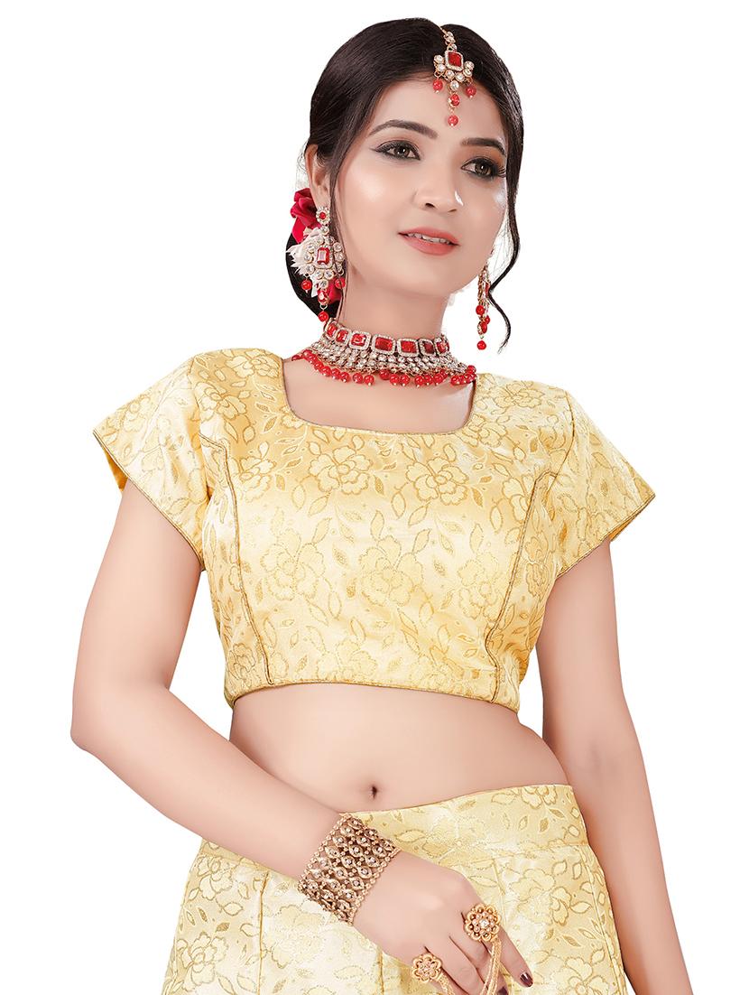self design a-line lehenga - 17464278 - Zoom Image - 3