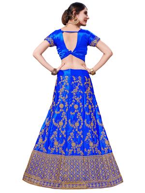 embroidered a-line lehenga - 17464313 - Standard Image - 2