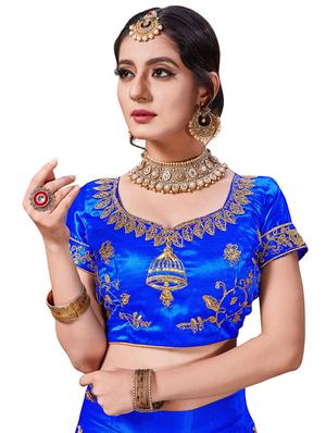 embroidered a-line lehenga - 17464313 - Standard Image - 3