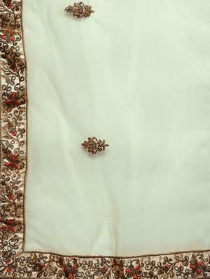 embroidered a-line lehenga - 17464335 - Standard Image - 6