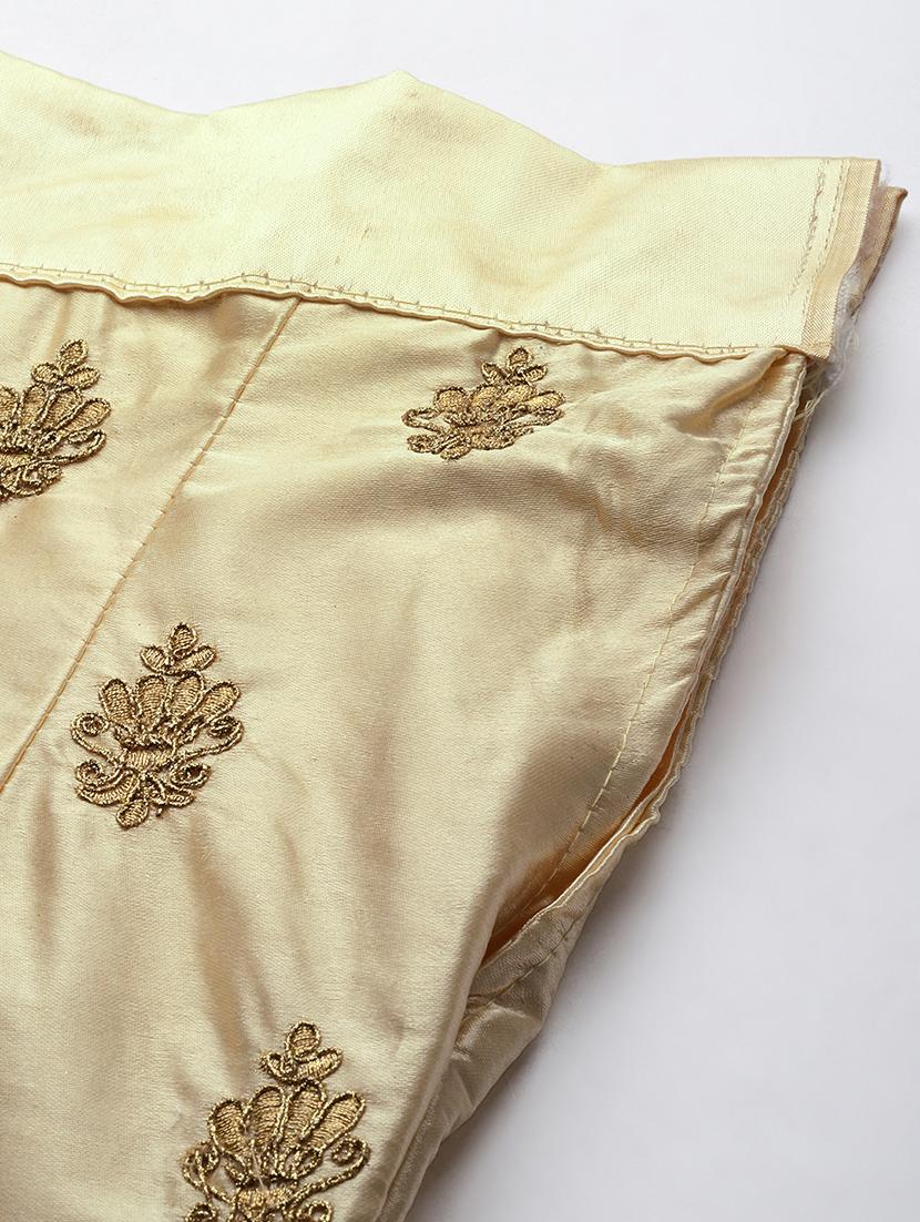 embroidered a-line lehenga - 17464335 - Zoom Image - 4