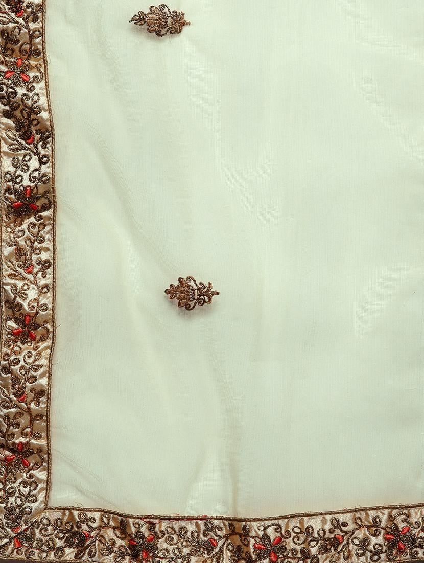 embroidered a-line lehenga - 17464335 - Zoom Image - 6
