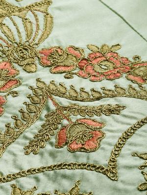 embroidered a-line lehenga - 17464338 - Standard Image - 5