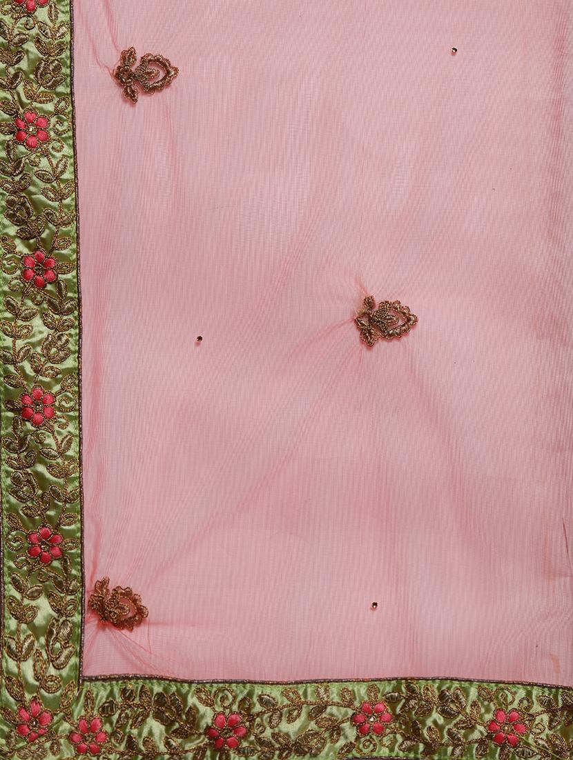 embroidered a-line lehenga - 17464339 - Zoom Image - 5