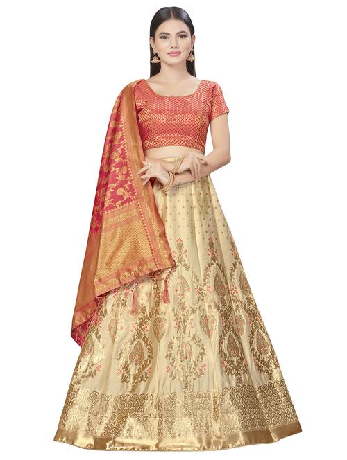 self design a-line lehenga - 17464371 - Very Small Image - 1