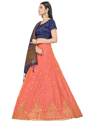 self design a-line lehenga - 17464373 - Standard Image - 2