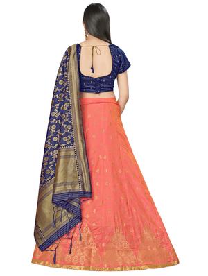 self design a-line lehenga - 17464373 - Standard Image - 3