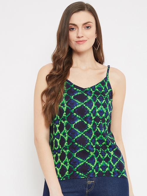 cami neck animal print top - 17464559 - Standard Image - 1