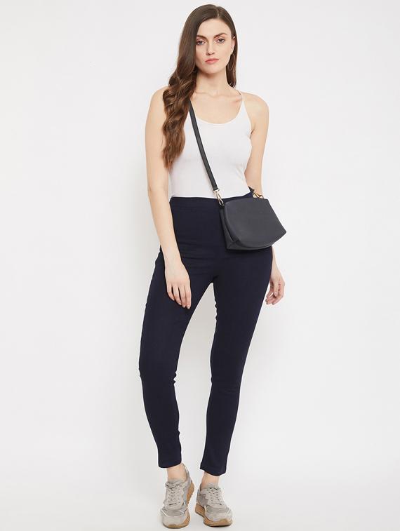high rise slim fit jeggings - 17464566 - Zoom Image - 4