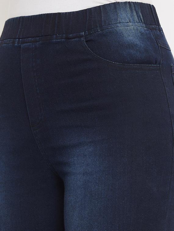 high rise stone washed jeggings - 17464567 - Zoom Image - 5