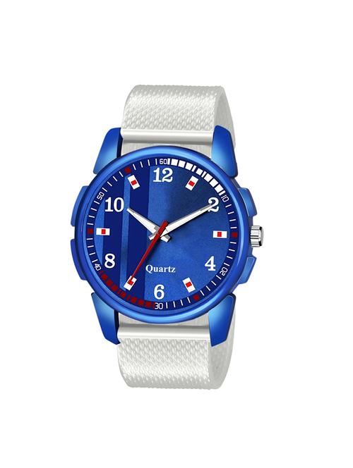 sp-17 white analogue display with exclusive design analog watch - for men - 17464577 - Standard Image - 1