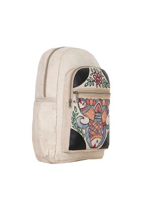 multi colored jute laptop bag - 17464988 - Standard Image - 5