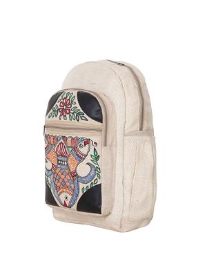 multi colored jute laptop bag - 17464988 - Standard Image - 6