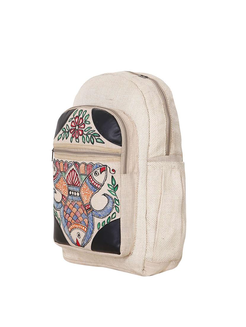 multi colored jute laptop bag - 17464988 - Zoom Image - 6