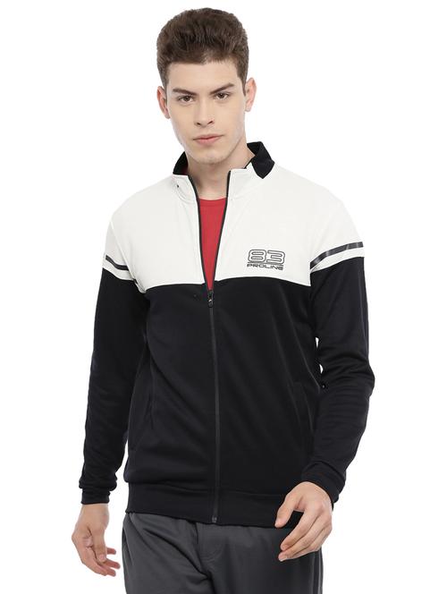 white color block sweatshirt - 17465017 - Standard Image - 1