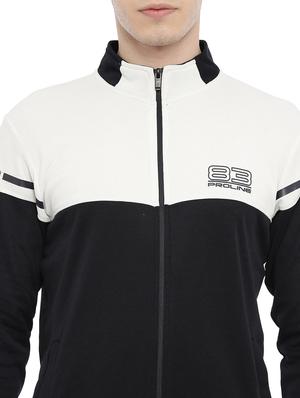 white color block sweatshirt - 17465017 - Standard Image - 5