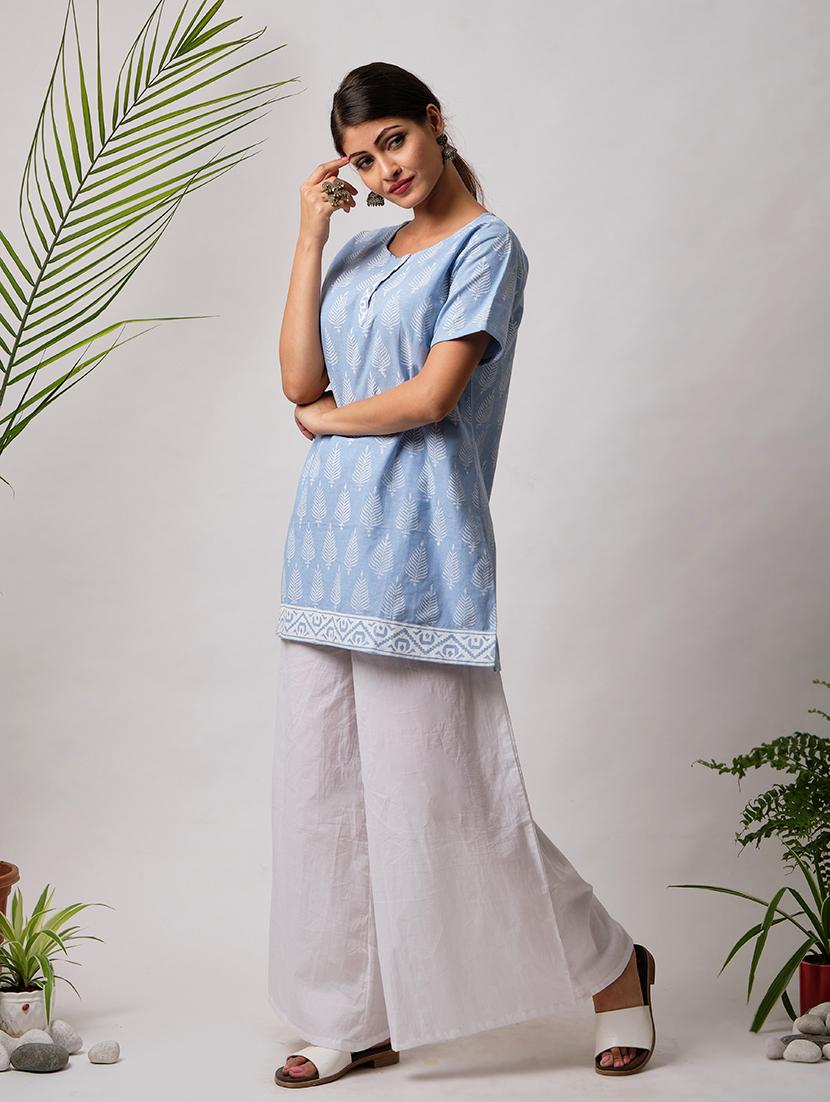 printed straight kurta - 17465082 - Zoom Image - 1