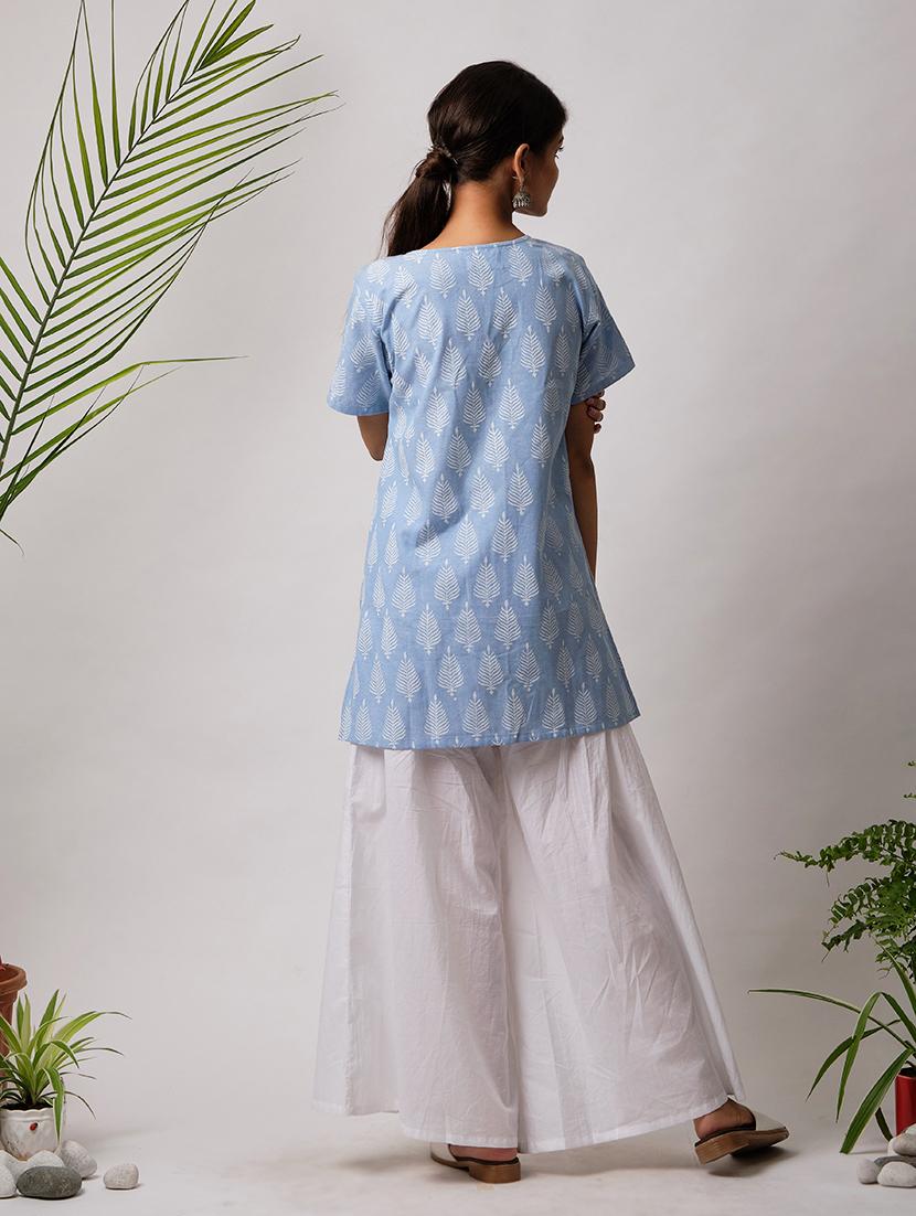 printed straight kurta - 17465082 - Zoom Image - 2