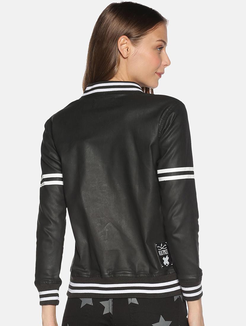 varsity striped bomber jacket - 17465196 - Zoom Image - 3