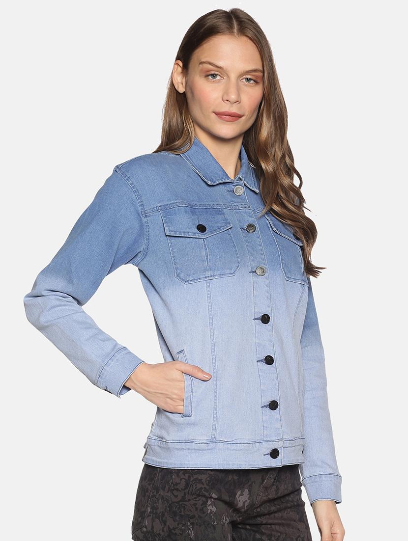 ombre denim jacket - 17465199 - Zoom Image - 2