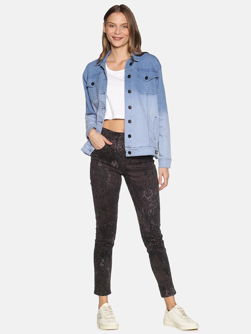 ombre denim jacket - 17465199 - Zoom Image - 4