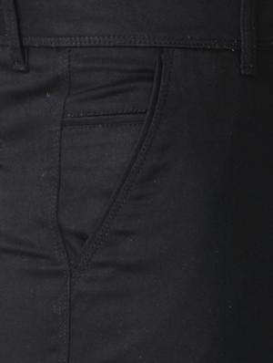 black solid chinos - 17465538 - Standard Image - 5