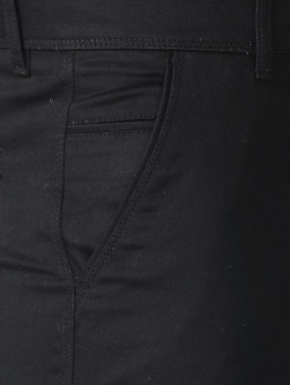 black solid chinos - 17465538 - Zoom Image - 5