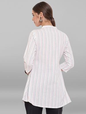 running stitch shirt tunic - 17465651 - Standard Image - 3