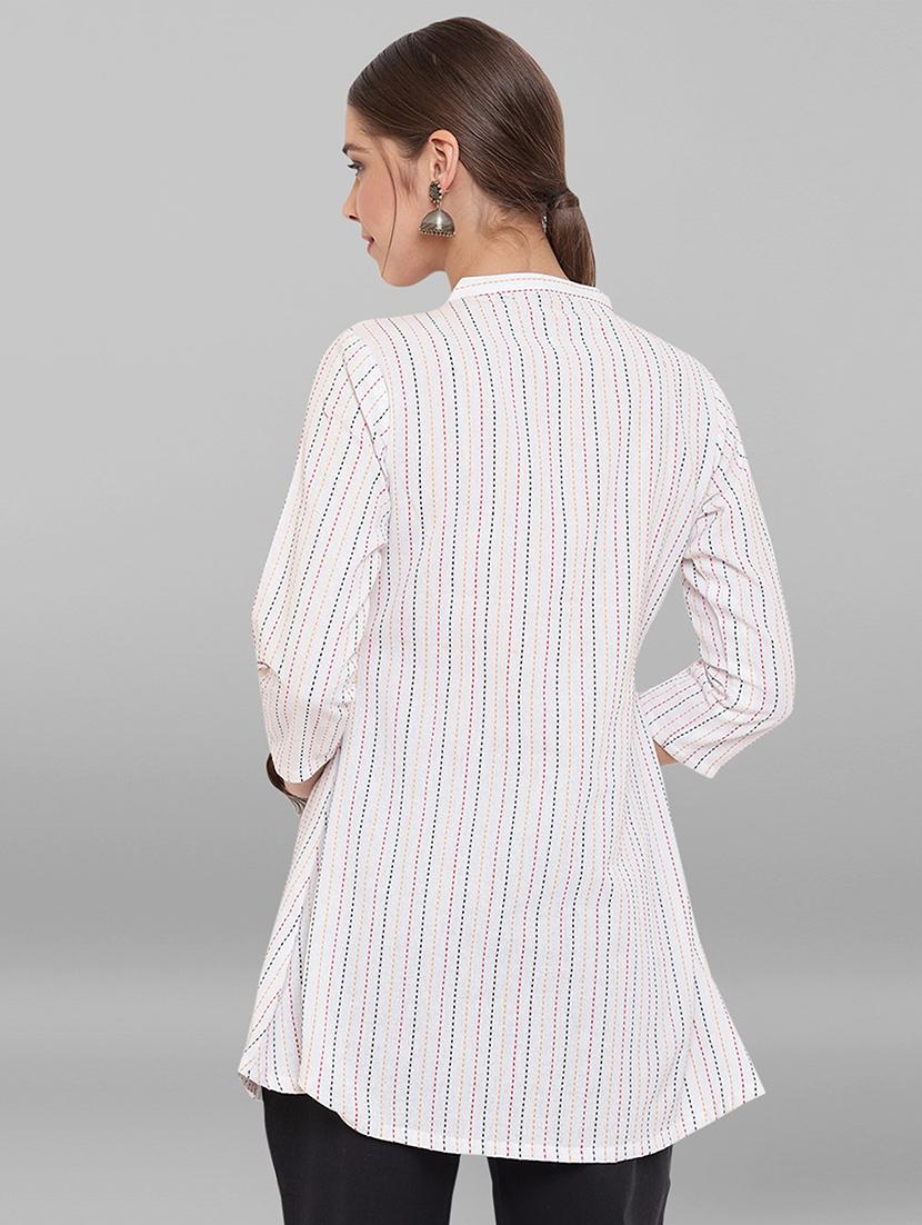 running stitch shirt tunic - 17465651 - Zoom Image - 3