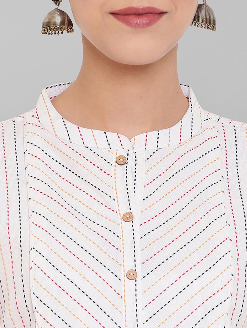 running stitch shirt tunic - 17465651 - Zoom Image - 4