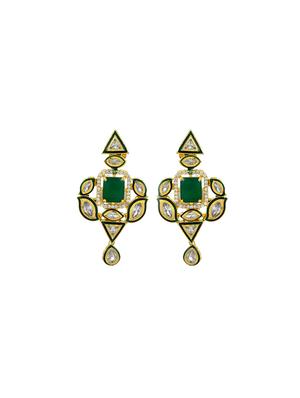 gold brass necklaces and earring - 17465865 - Standard Image - 4