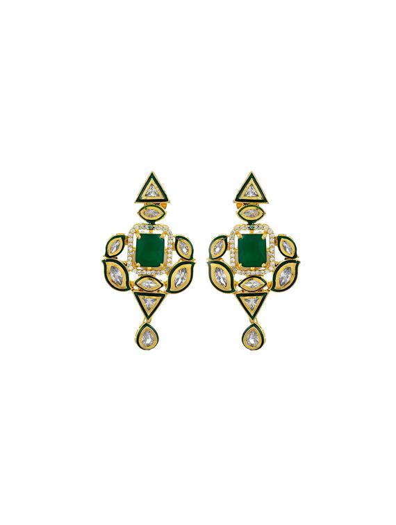 gold brass necklaces and earring - 17465865 - Zoom Image - 4