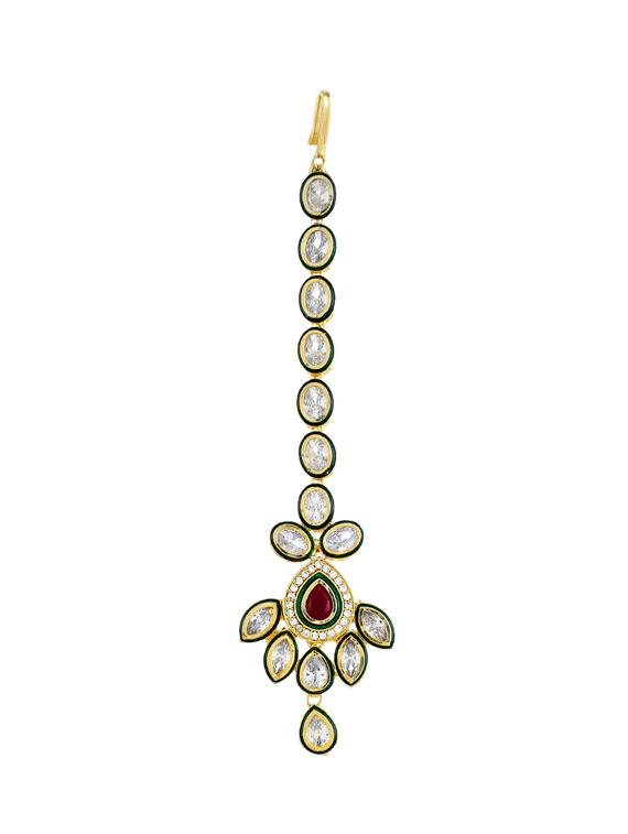 gold brass necklaces and earring - 17465889 - Zoom Image - 4
