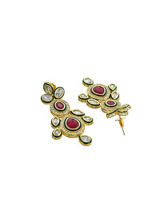 gold brass necklaces and earring - 17465889 - Zoom Image - 6