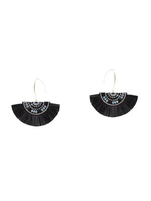 black metal drop earring - 17465992 - Standard Image - 3