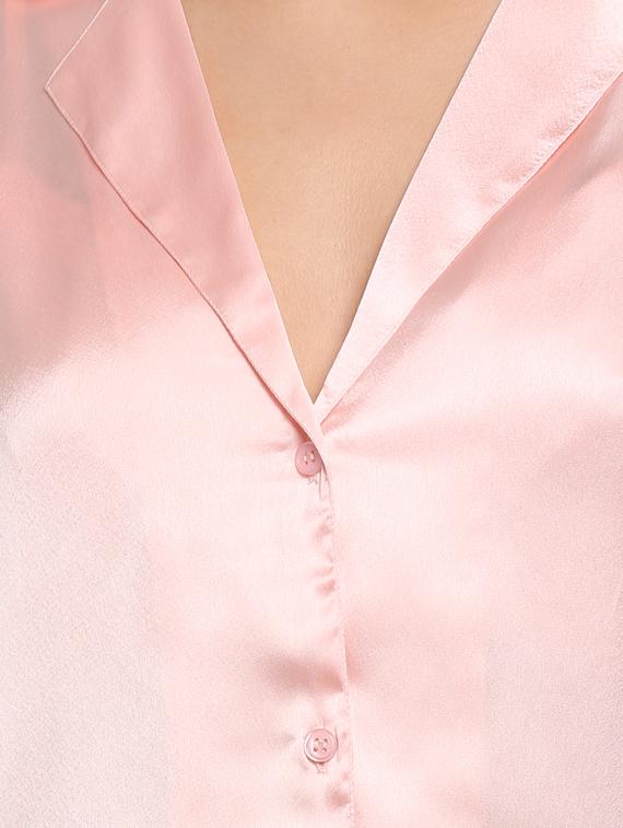 pink satin pyjama nightwear set - 17466042 - Zoom Image - 6
