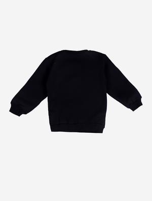 dark blue cotton fleece sweatshirt - 17466079 - Standard Image - 2
