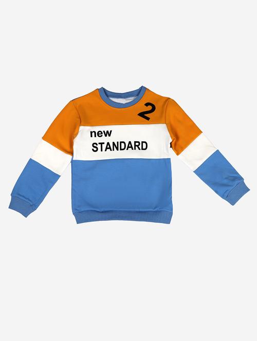 blue cotton fleece sweatshirt - 17466082 - Standard Image - 1