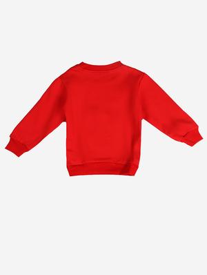 red cotton fleece sweatshirt - 17466084 - Standard Image - 2