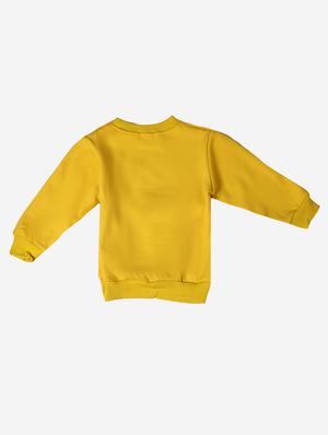 yellow cotton fleece sweatshirt - 17466089 - Standard Image - 2