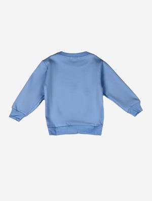 blue cotton fleece sweatshirt - 17466091 - Standard Image - 2