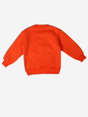 orange cotton fleece sweatshirt - 17466098 - Standard Image - 2