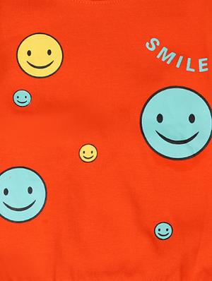 orange cotton fleece sweatshirt - 17466098 - Standard Image - 3