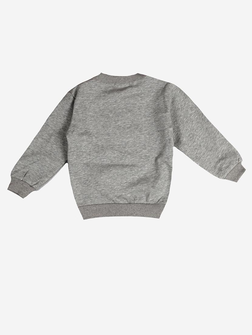 grey cotton fleece sweatshirt - 17466099 - Zoom Image - 2