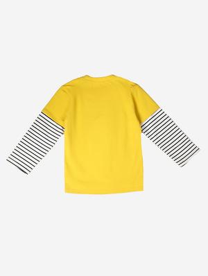 yellow cotton fleece sweatshirt - 17466104 - Standard Image - 2