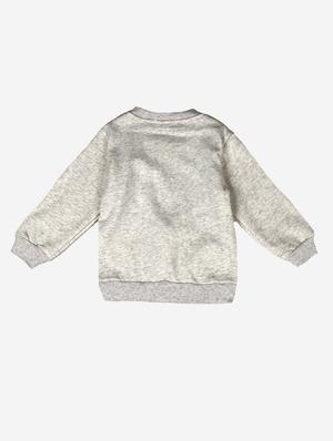white cotton fleece sweatshirt - 17466107 - Standard Image - 2