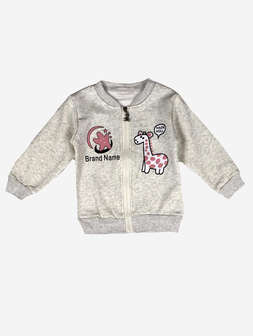 white cotton fleece sweatshirt - 17466107 - Zoom Image - 1